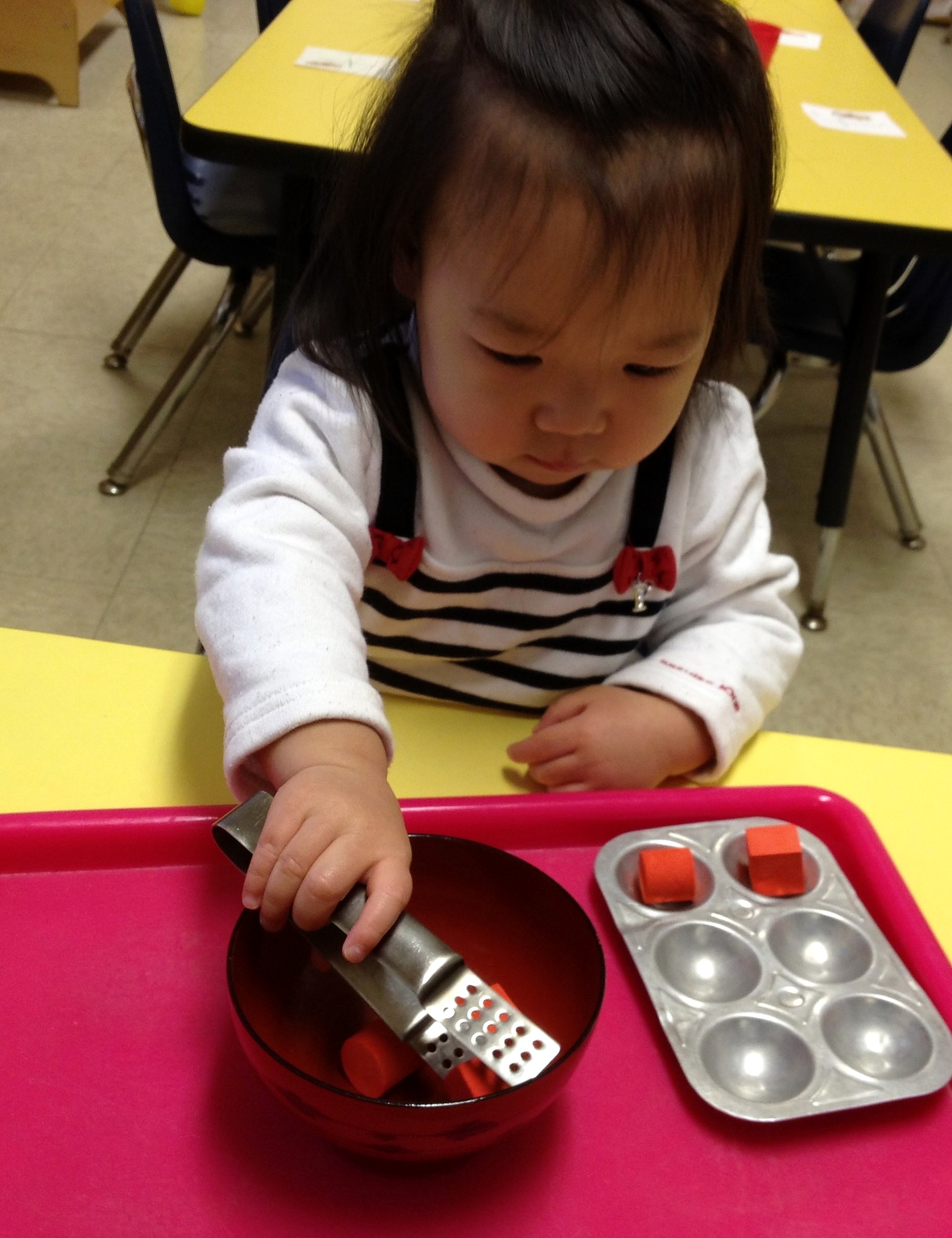 Toddler students at Montessori Academies of Michigan